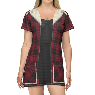 Vanessa Carlysle Short Sleeve Dress, Deadpool & Wolverine Costume