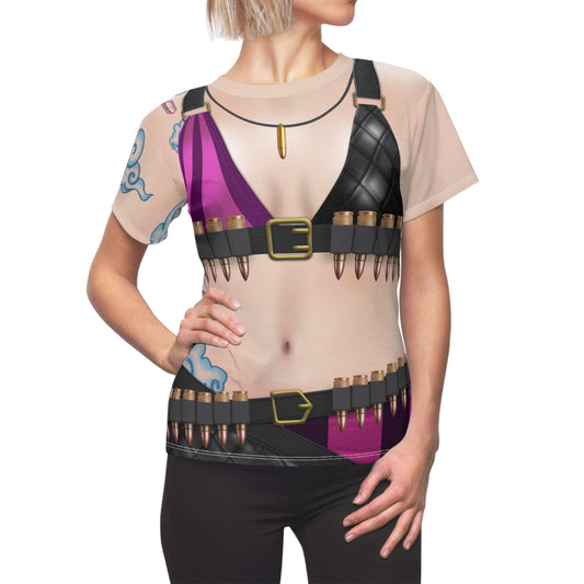 Powder Pow-Pow Women's Shirt, Video Game Player Costume