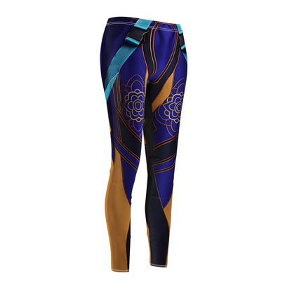 Kpop Blue Style Leggings, IdoI Girls Group Cosplay Costume