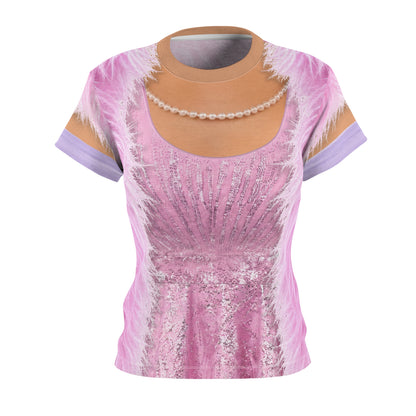 Miss Piggy Pink Women's Shirt, Rock 'n' Roller Coaster Starring the Muppets Costume, Hollywood Studios Outfit, Disney Muppet Cosplay Costume