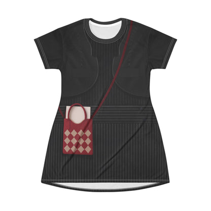 Agnes Short Sleeve Dress, Halloween Comedy Movies Costume