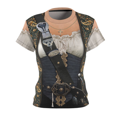 Angelica Teach Women's Shirt, Pirates of the Caribbean Costume