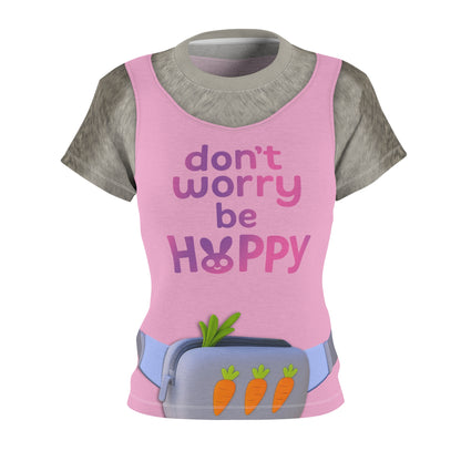 Judy Don't Worry Be Hoppy Women's Shirt, Zootopia 2 Character Inspired Costume