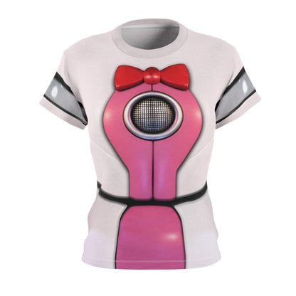 Pink Fox Animatronic Women's Shirt, FNAF Character Inspired Costume