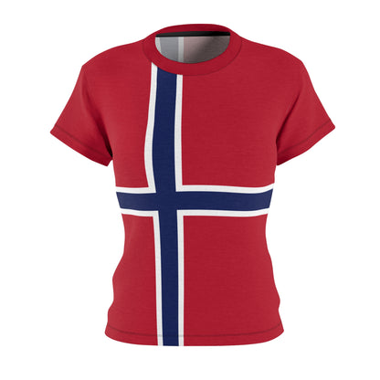 Norway Soccer 2026 Fan Women's Shirt, Retro Norway Flag Costume