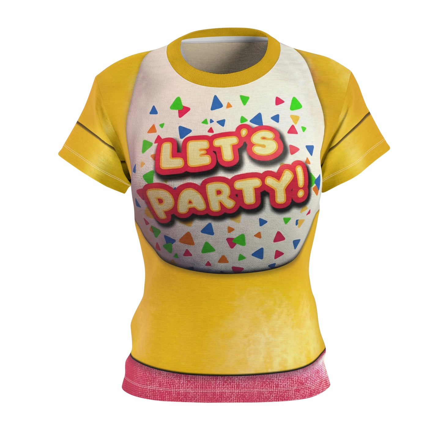 Chicken Toy Animatronic Women's Shirt, FNAF Character Inspired Costume