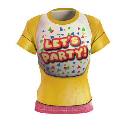 Chicken Toy Animatronic Women's Shirt, FNAF Character Inspired Costume