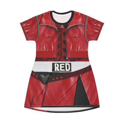 Red of Hearts Jacket Short Sleeve Dress, Descendants 4 The Rise Of Red Costume