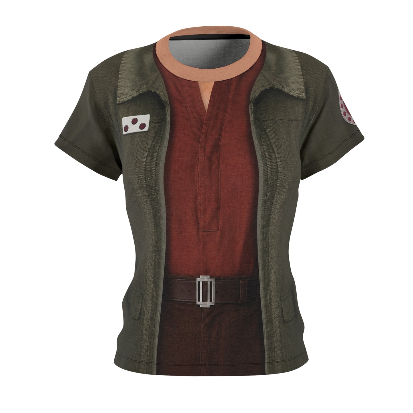Colonel Ward Women's Shirt,The Mandalorian and Grogu Character Inspired Costume