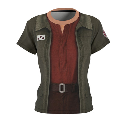 Colonel Ward Women's Shirt,The Mandalorian and Grogu Character Inspired Costume