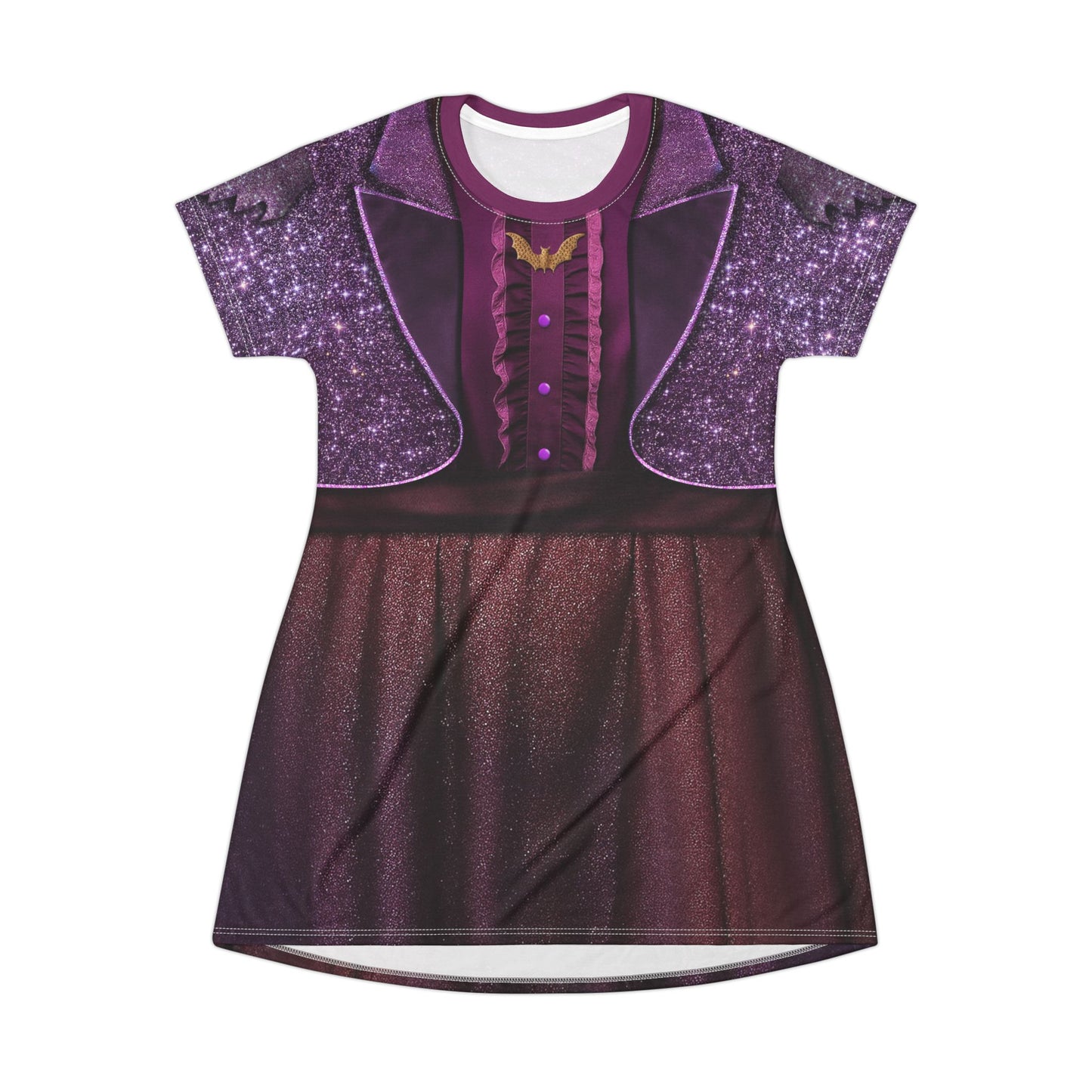 Vampirina Hauntley  Short Sleeve Dress, Vampirina Character Inspired Costume