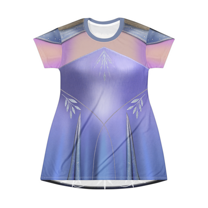 Frozen 3 Costume, Elsa Short Sleeve Dress, Elsa Lavender Hooded Gown, Disney Dresses for Women, Disney Princess Dress, Christmas Outfits