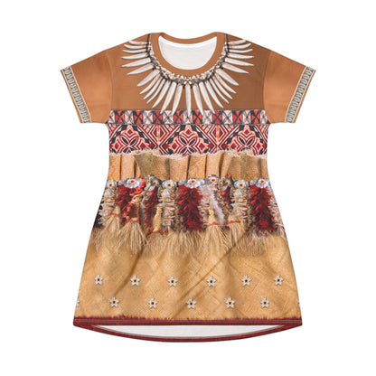 Moana Chief Ceremonial Short Sleeve Dress, Moana Live Action Costume