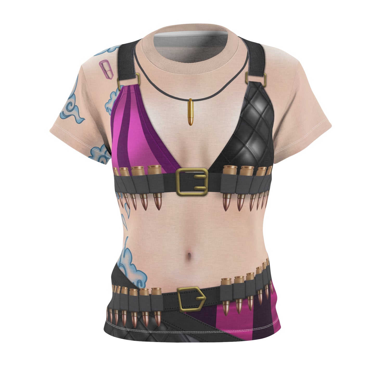 Powder Pow-Pow Women's Shirt, Video Game Player Costume