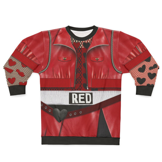 Red of Hearts Jacket Long Sleeve Shirt, Descendants 4 The Rise of Red Costume