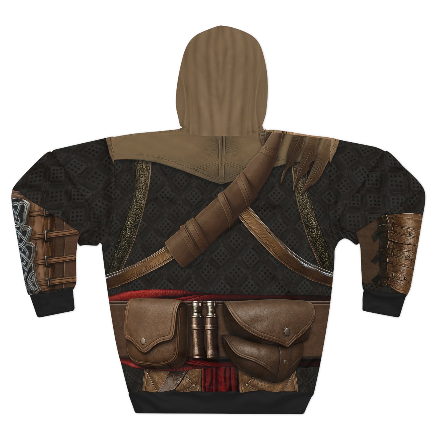 Master Assassin Pullover Hoodie, Gamer Character Inspired Costume