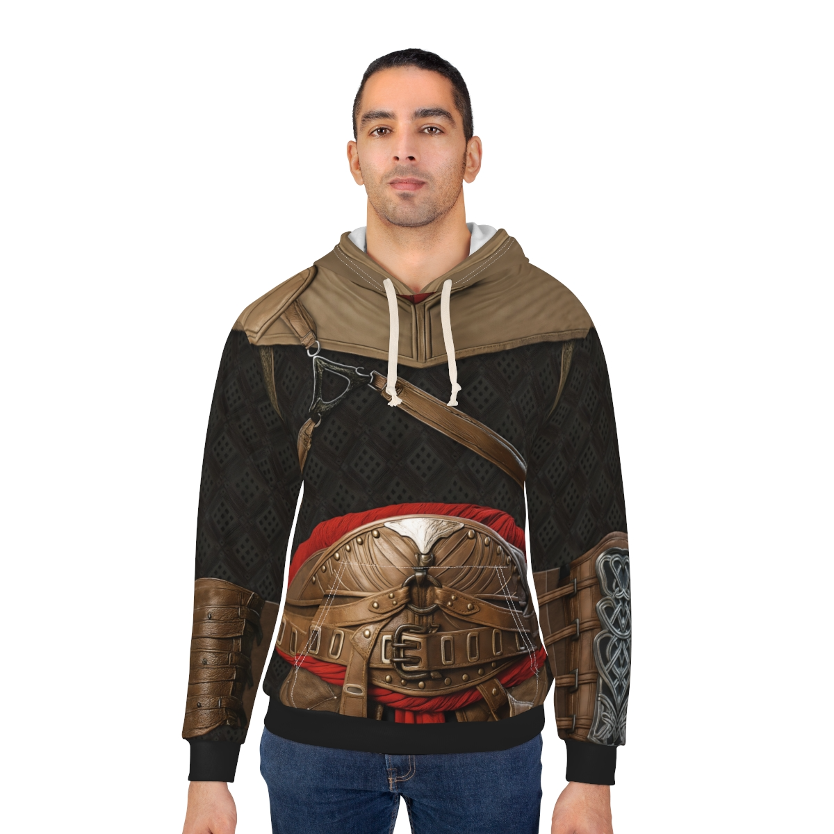 Master Assassin Pullover Hoodie, Gamer Character Inspired Costume