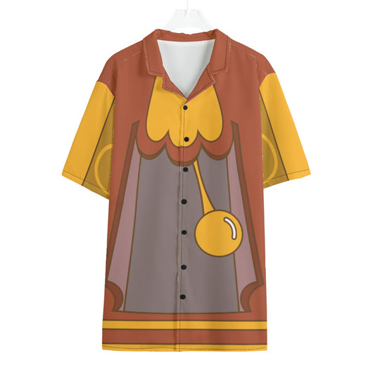 Cogsworth Button Up Shirt, Beauty and the Beast Costume, Disneyland Cosplayer, Disney World Family Outfits, Vacation Shirts, Be Our Guest