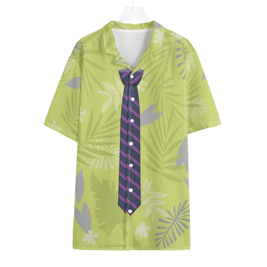 Nick Wilde Button Up Shirt, Tropical Leaf Hawaii Pattern, Zootopia Costume, Aloha Family Shirts, Summer Trip Clothes, Disney Cruise Beach