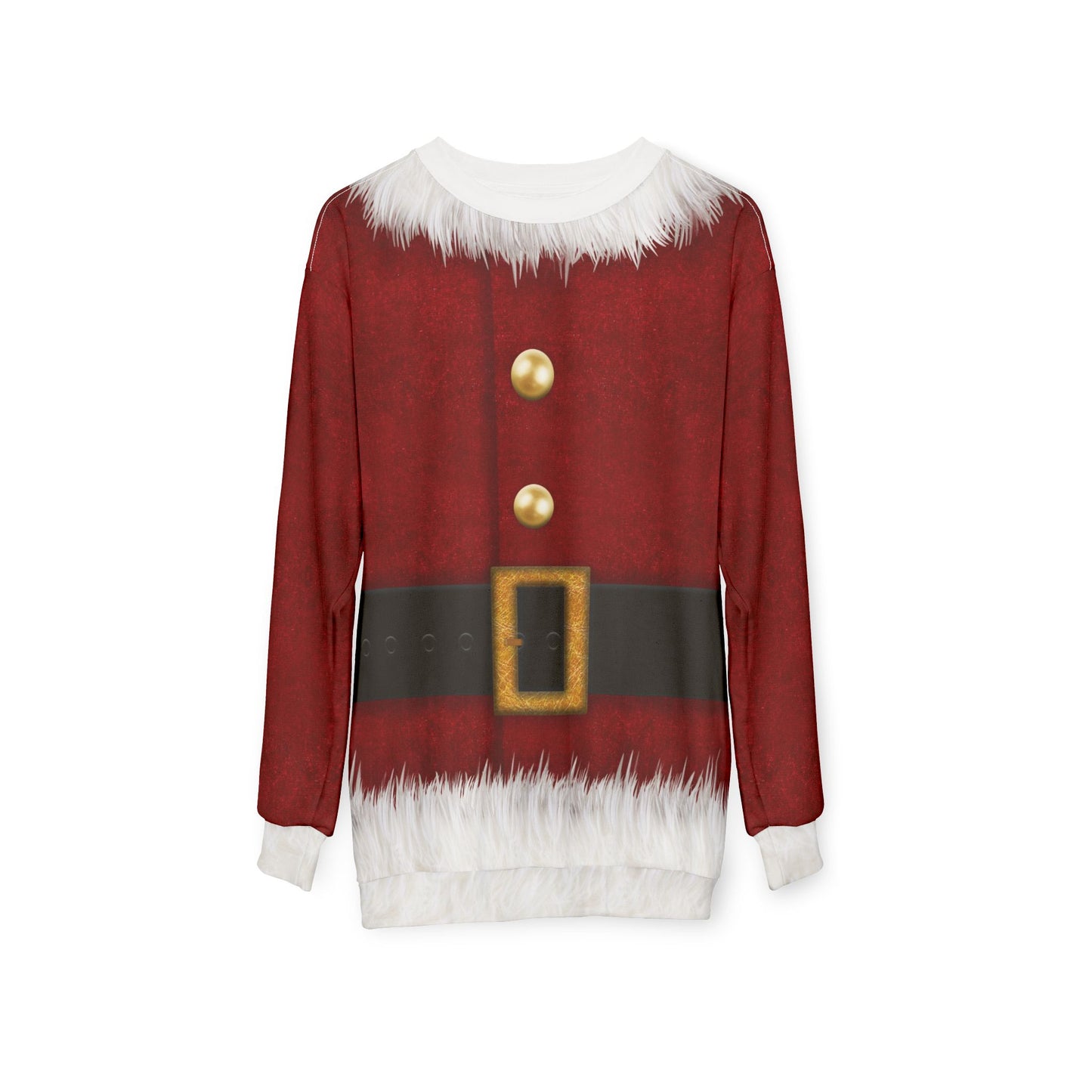 Christmas Long Sleeve Shirt, Santa Claus Costume