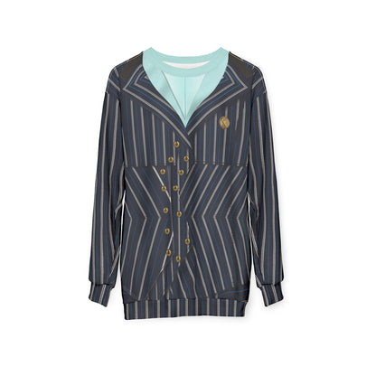 Elphaba Black Striped Shiz Uniform Long Sleeve Cosplay, Wicked Character Inspired Costume