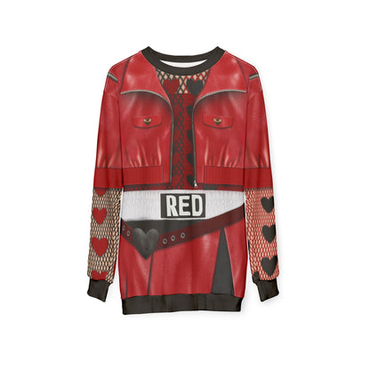 Red of Hearts Jacket Long Sleeve Shirt, Descendants 4 The Rise of Red Costume