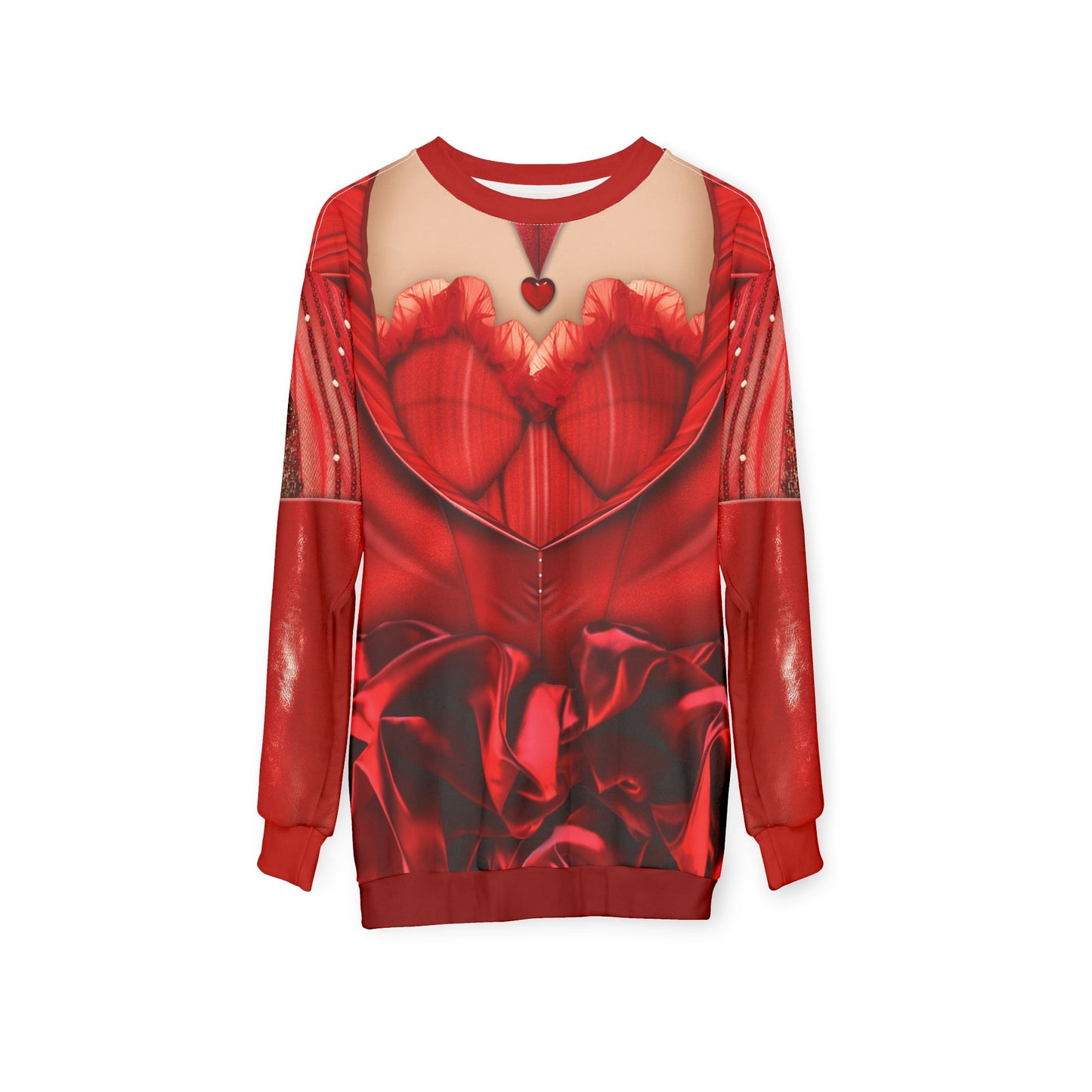 Queen of Hearts Long Sleeve Shirt, Descendants 4 The Rise of Red Costume