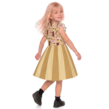Girls Ruffle Dress, Kids Outfits, Toddler Twirl Dress, Wreck-It Ralph Dress, King Candy Outfit, Disney Villain Dress, Disney Park Dress