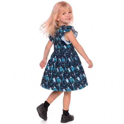 Disney Halloween Dress, Kids Twirl Dress, Girls Ruffle Dress, Hitchhiking Ghosts Dress, The Haunted Mansion Dress, Ezra, Gus, and Phineas