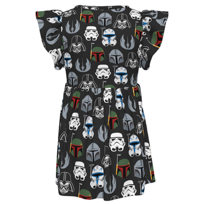 Disney Dress, Star Wars Outfit, Kids Twirl Dress, Girls Ruffle Dress, Star Wars Dress, Boba Fett, Captain Rex, Stormtrooper, Din Djarin