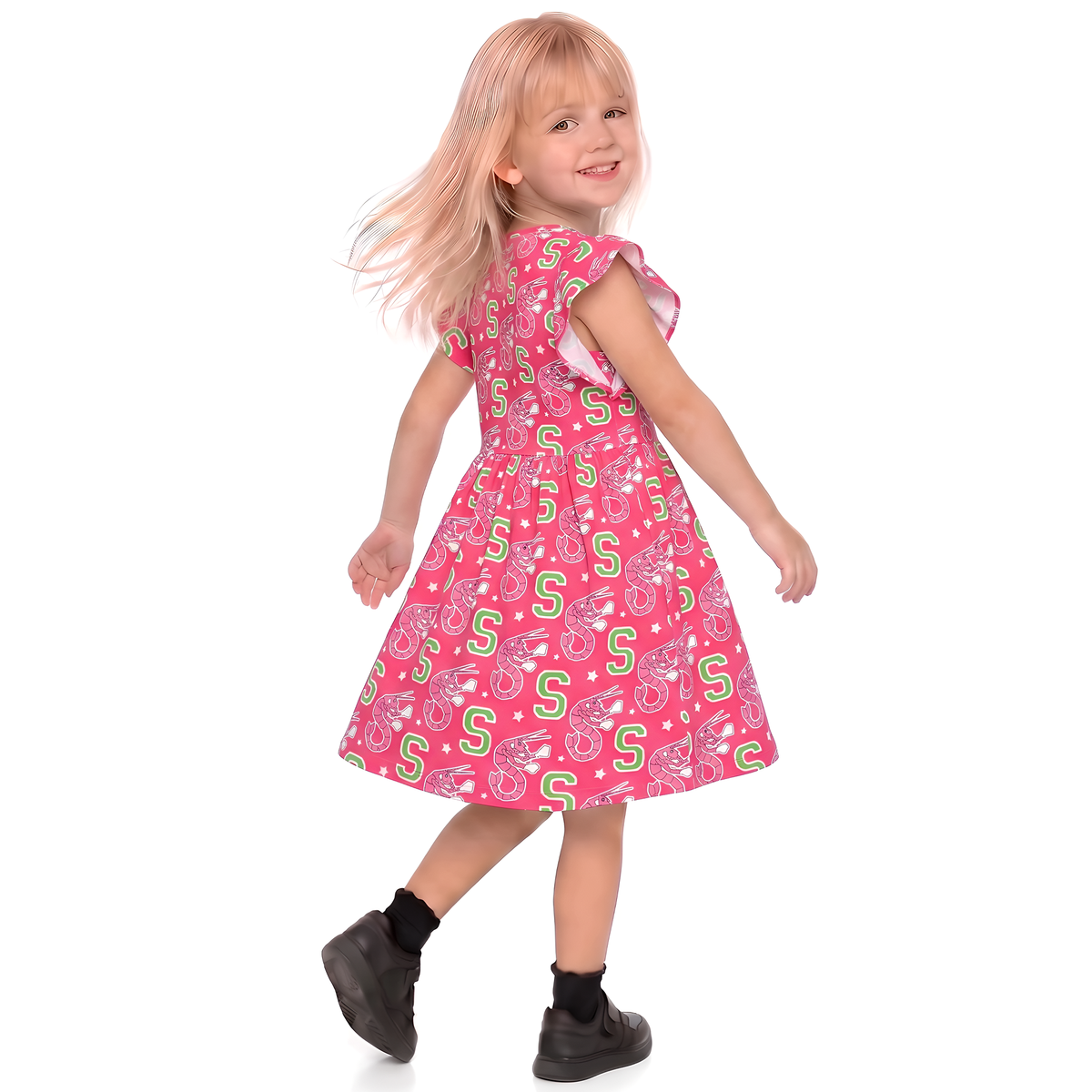 Disney Girls Ruffle Dress, Kids Outfits, Toddler Twirl Dress, Seabrook Cheerleaders Pink Dress, Disney Zombies Dress, Addison Wells Dress