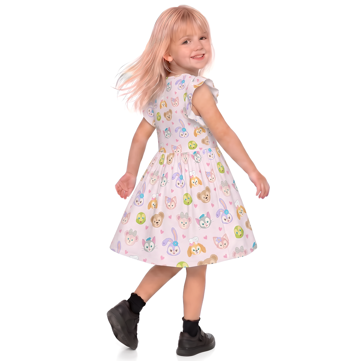 Disney Girls Ruffle Dress, Kids Outfits, Toddler Twirl Dress, Duffy and Friends Dress, ShellieMay, Gelatoni, StellaLou, Olu Mel, LinaBell