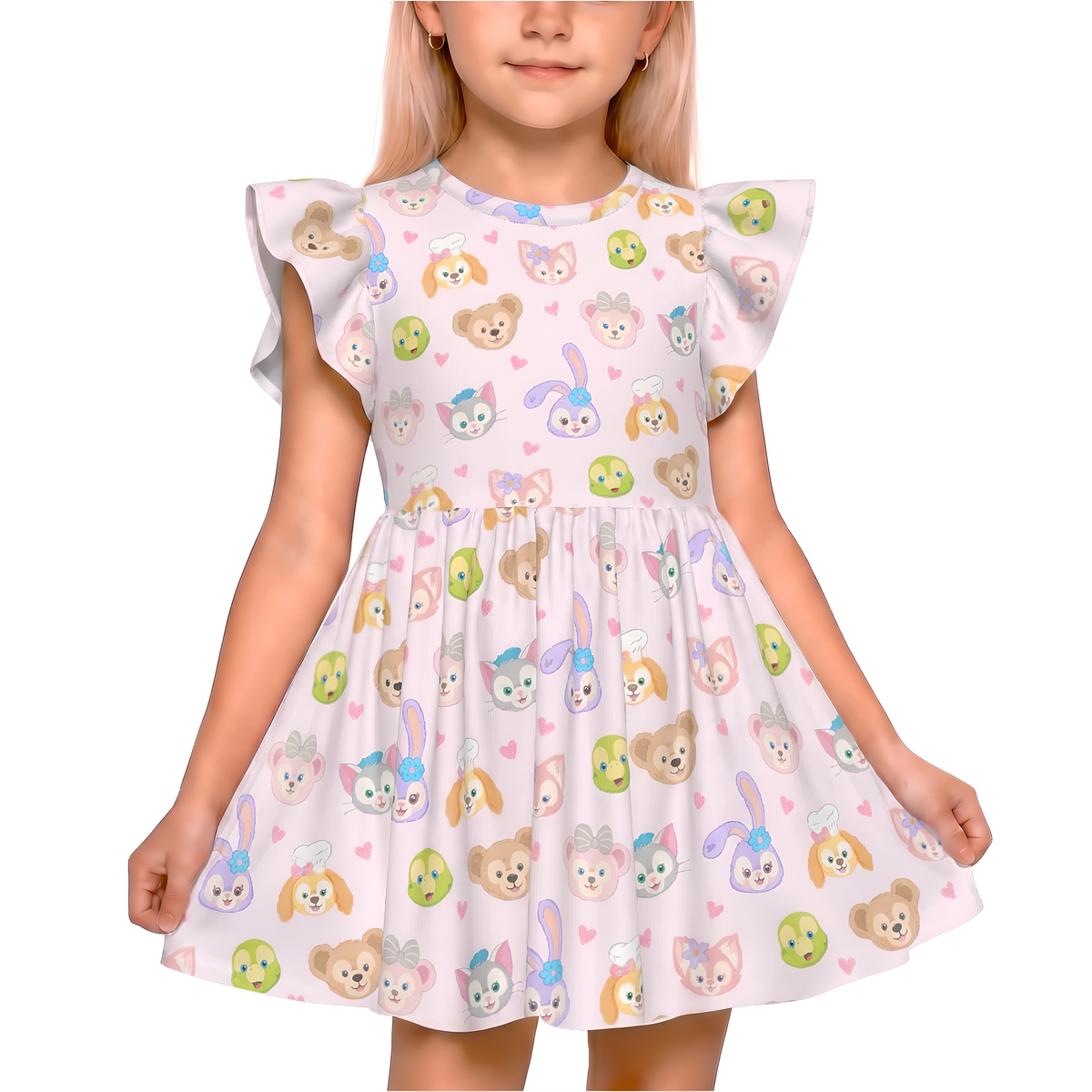 Disney Girls Ruffle Dress, Kids Outfits, Toddler Twirl Dress, Duffy and Friends Dress, ShellieMay, Gelatoni, StellaLou, Olu Mel, LinaBell