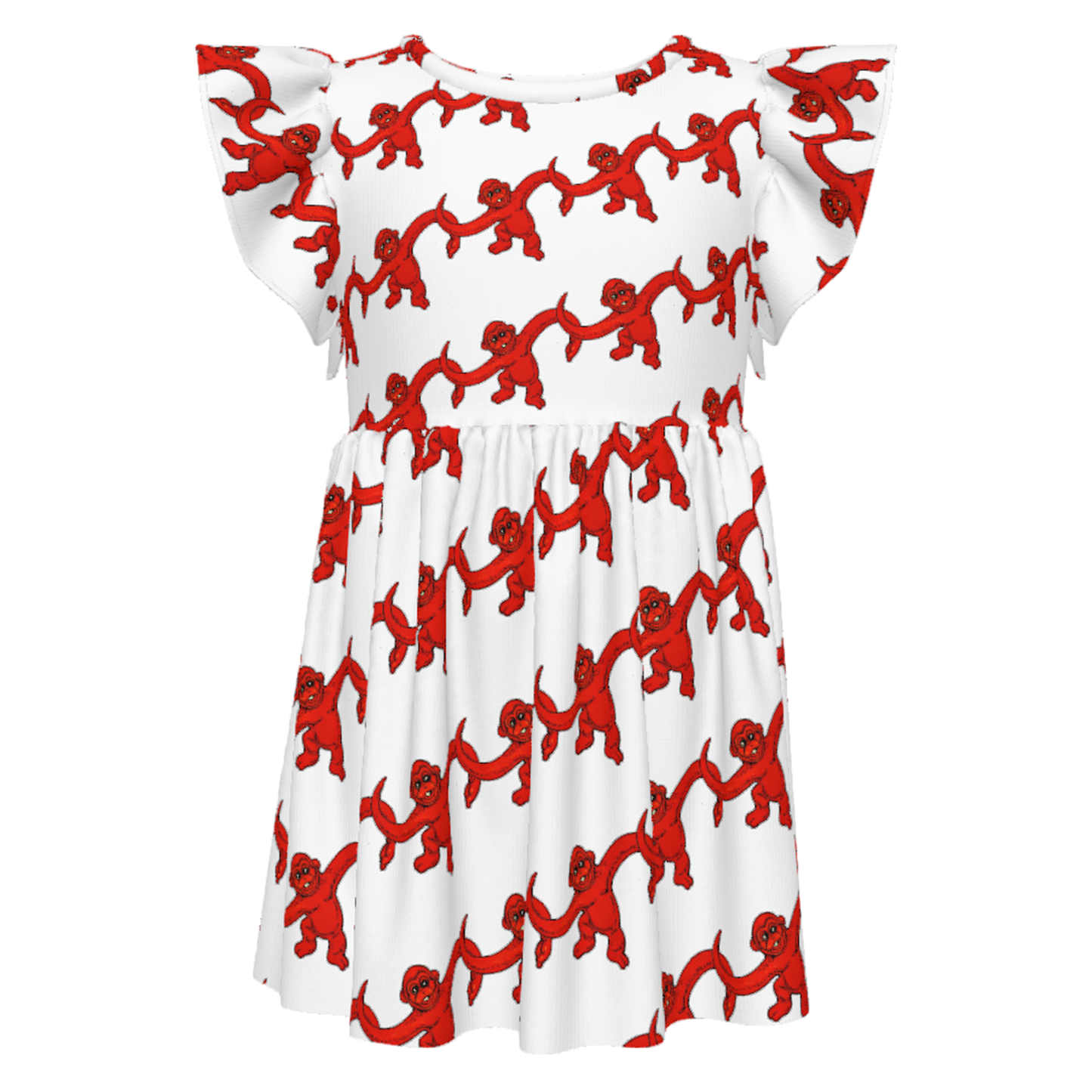 Barrel of Monkeys Hawaii Girls Ruffle Dress, Toy Story Aloha Costume