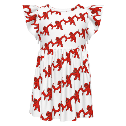 Barrel of Monkeys Hawaii Girls Ruffle Dress, Toy Story Aloha Costume