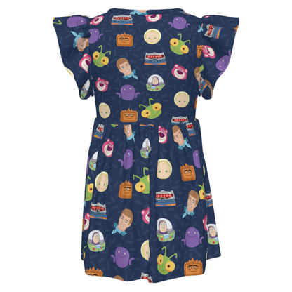 Disney Girls Ruffle Dress, Kids Outfits, Toddler Twirl Dress, Lotso's Gang Dress, Sorcerer Kids Dress, Pixar Outfit, Hollywood Studios