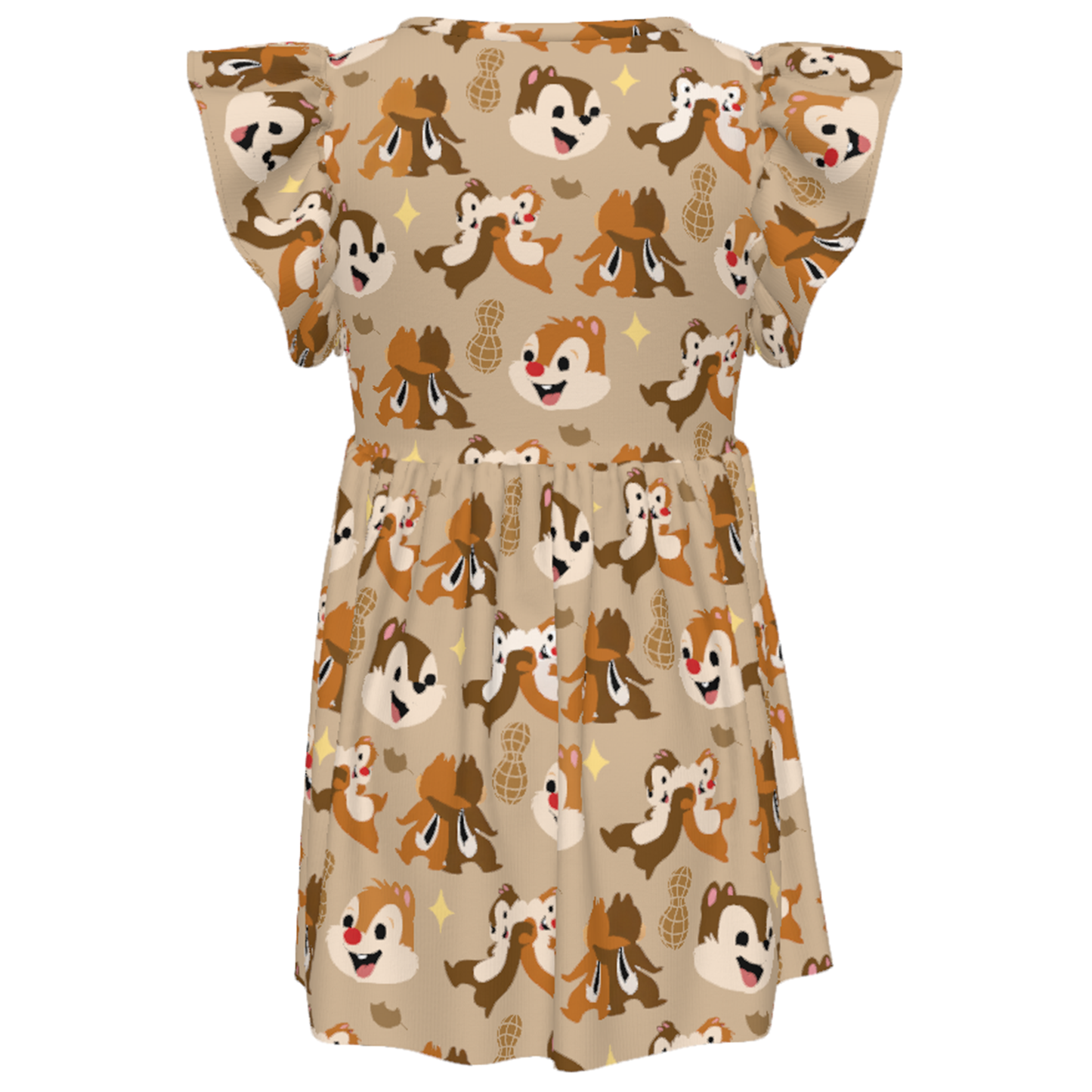 Girls Ruffle Dress, Kids Outfits, Toddler Twirl Dress, Chip N Dale Dress, Double Trouble Outfit, Rescue Rangers Dress, Disney Animal Kingdom