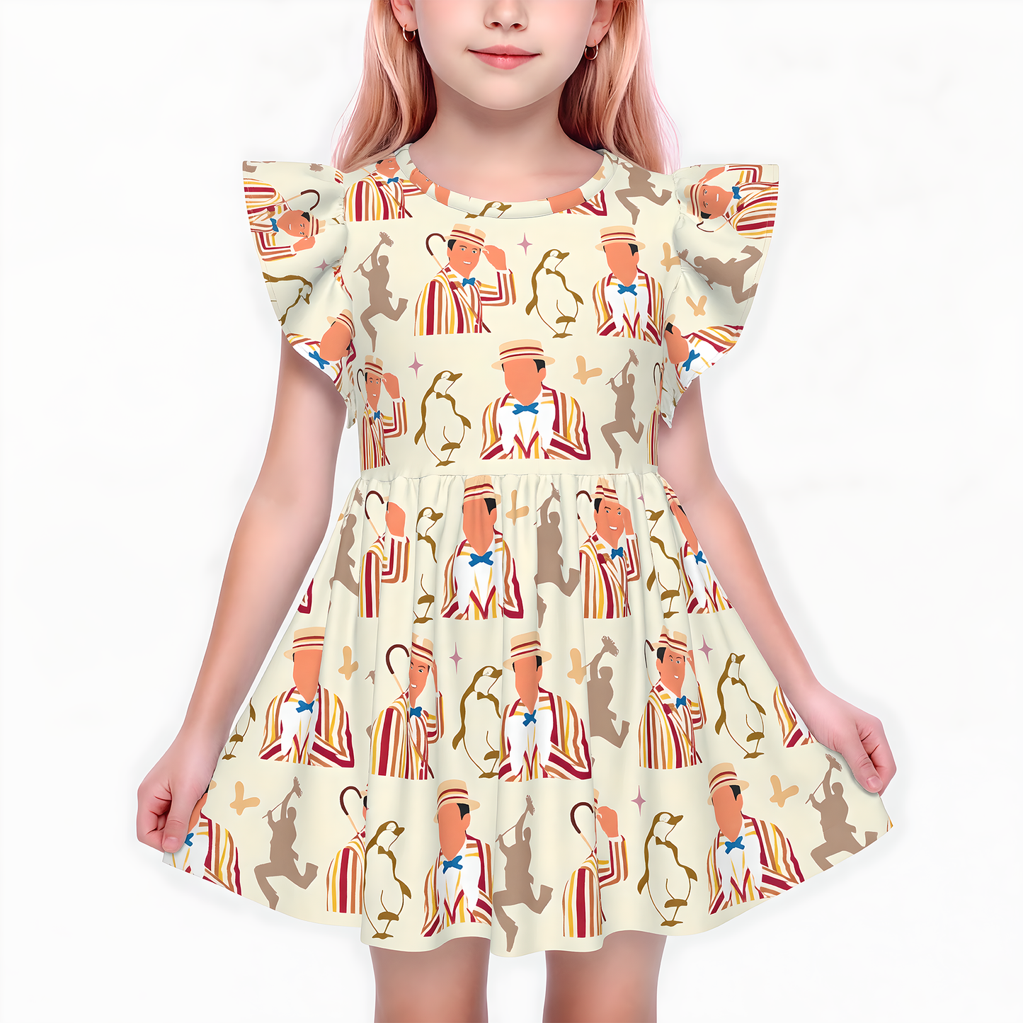 Disney Girls Ruffle Dress, Kids Outfits, Toddler Twirl Dress, Bert Mary Poppins Dress, Musical Movie Outfit, Magic Kingdom, Chimney Sweeps