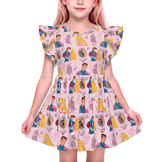Disney Girls Ruffle Dress, Kids Outfits, Toddler Twirl Dress, Princess Aurora Dress, Sleeping Beauty Outfit, Magic Kingdom, Prince Phillip
