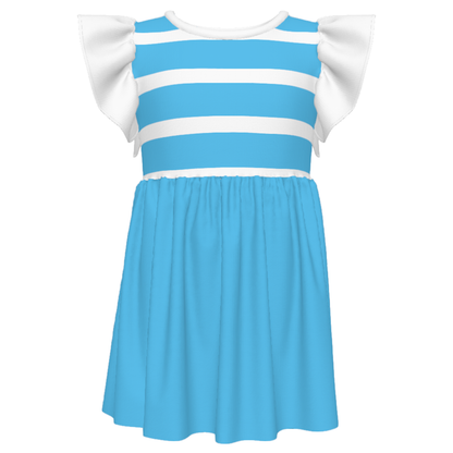 Disney Outfit Girls Ruffle Dress, Kids Twirl Dress, Toddler Dress, Birthday Girl, Vacation Skirt Gear, Smee Costume, Peter Pan Neverland