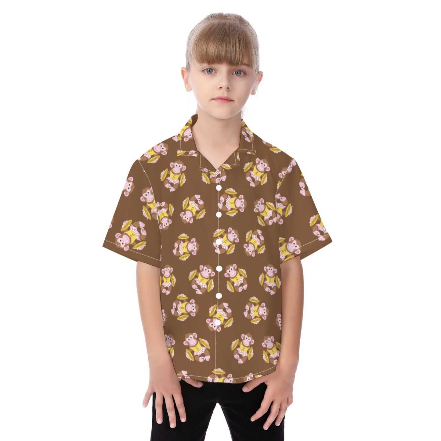 Disney Toy Story Hawaiian Kid Shirt, Monkey Summer Vacation T-shirt, Button Up Cosplay, Hollywood Studios, Pixar Character Matching Tee