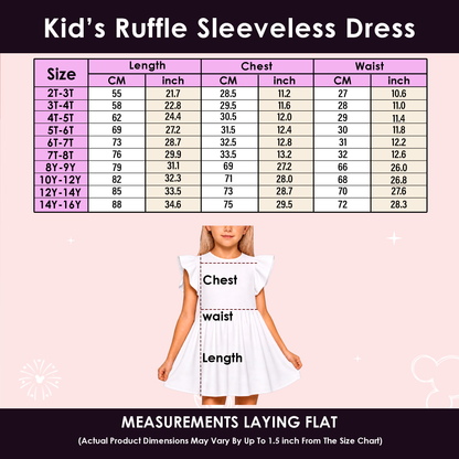 Descendants Girls Ruffle Dress, Descendants Symbol Costume