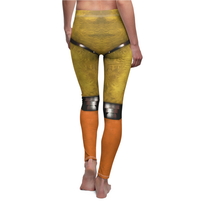 Yellow Animatronic Chicken Legging, FNAF Character Inspired Costume