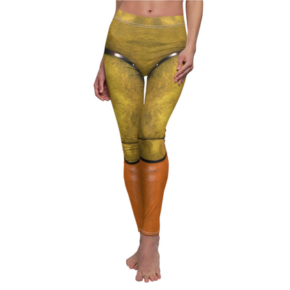 Yellow Animatronic Chicken Legging, FNAF Character Inspired Costume
