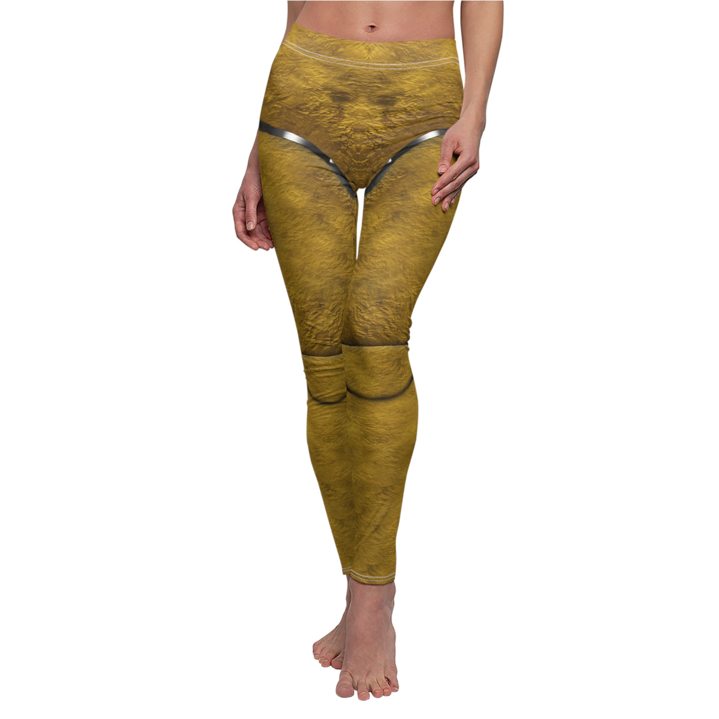 Freddy Animatronic Yellow Legging, FNAF Character Inspired Costume