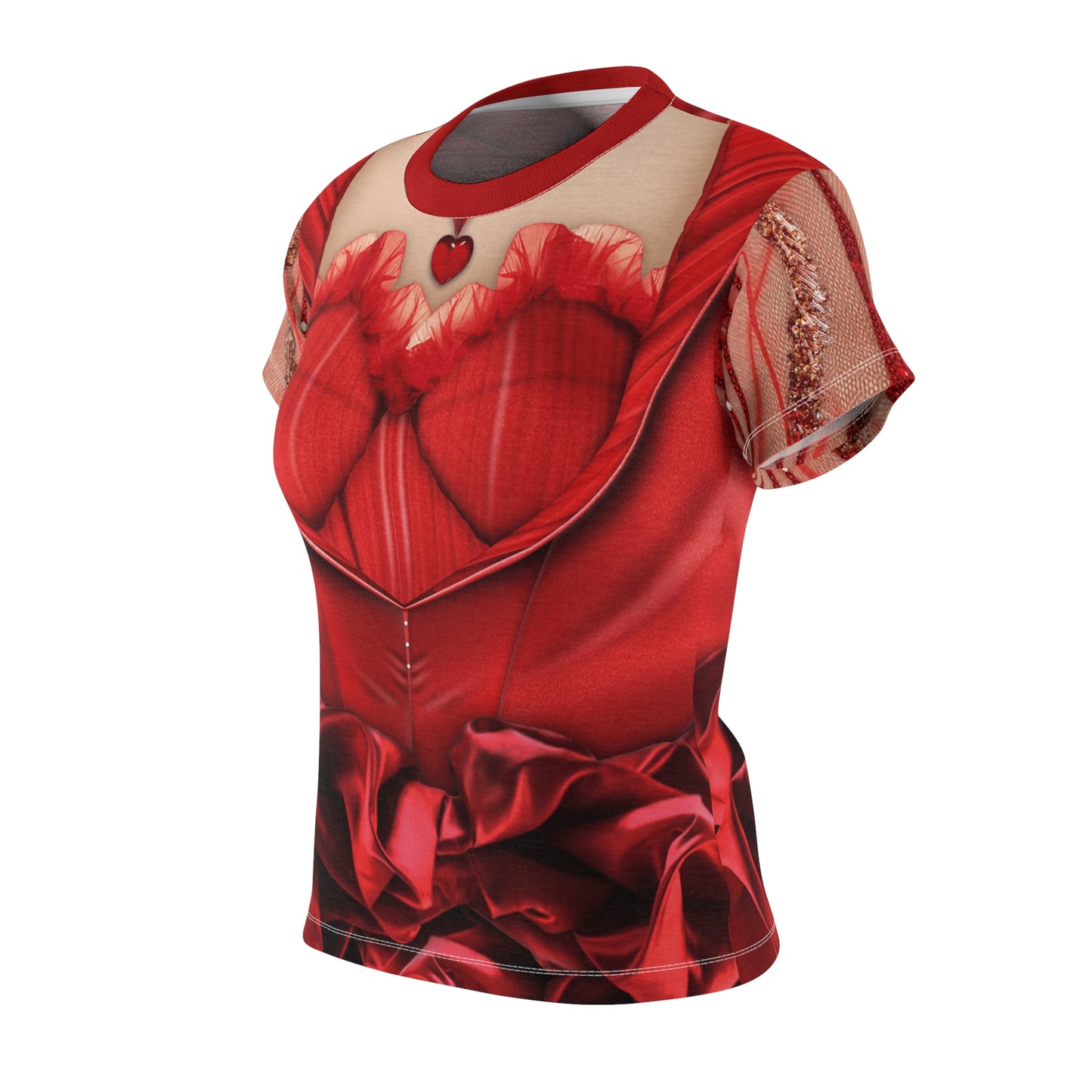 Queen of Hearts Women's Shirt, Descendants 4 The Rise Of Red Costume