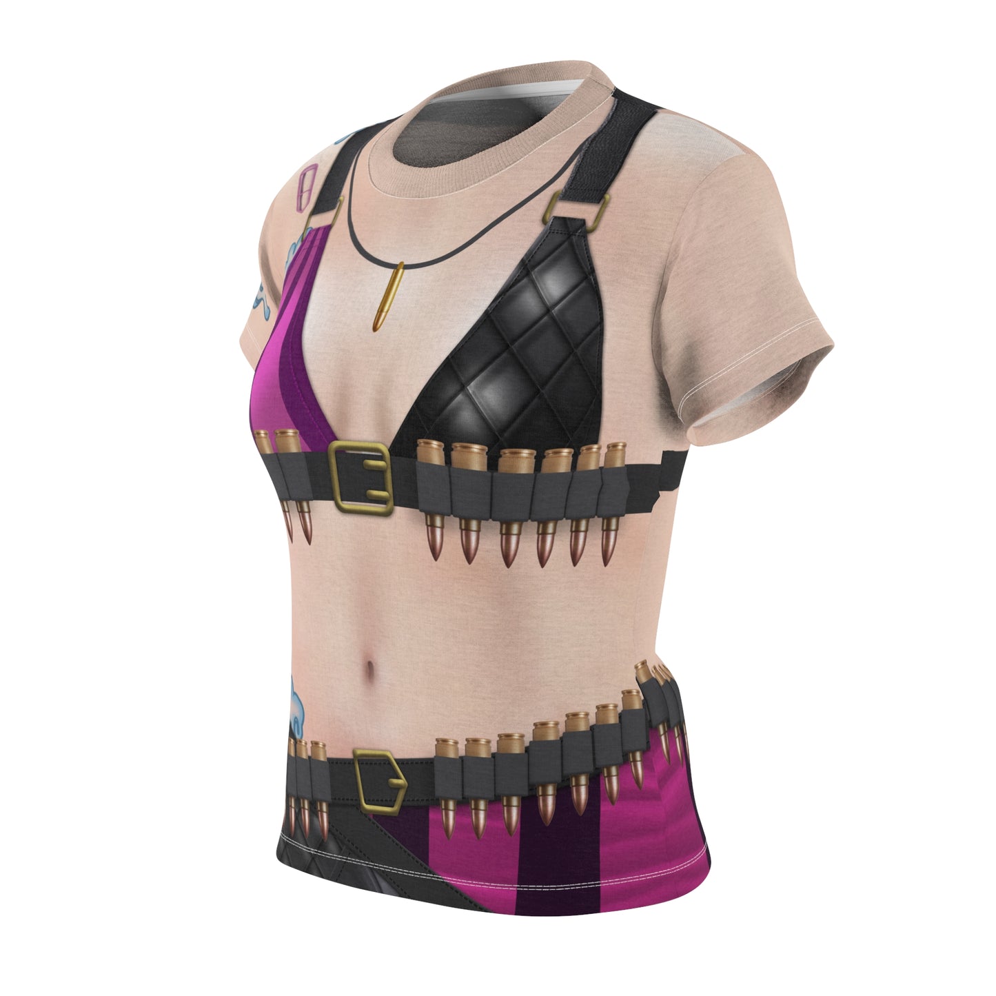 Powder Pow-Pow Women's Shirt, Video Game Player Costume