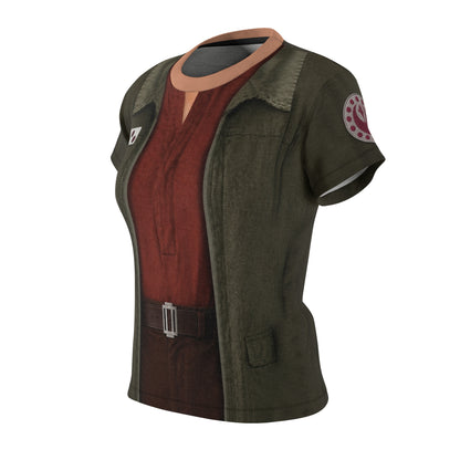 Colonel Ward Women's Shirt,The Mandalorian and Grogu Character Inspired Costume