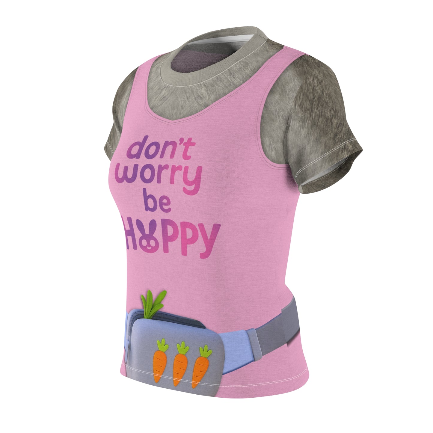 Judy Don't Worry Be Hoppy Women's Shirt, Zootopia 2 Character Inspired Costume