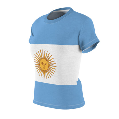 Argentina Soccer 2026 Fan Women's Shirt, Retro Argentina Flag Costume